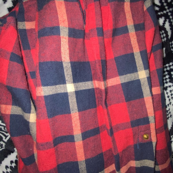 Red Flannel with metal work! - Picture 3 of 3